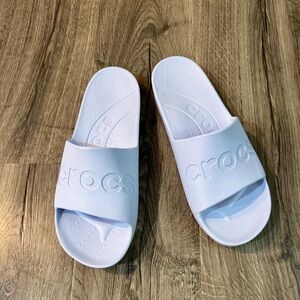 CROCS Light Blue Slide Sandals